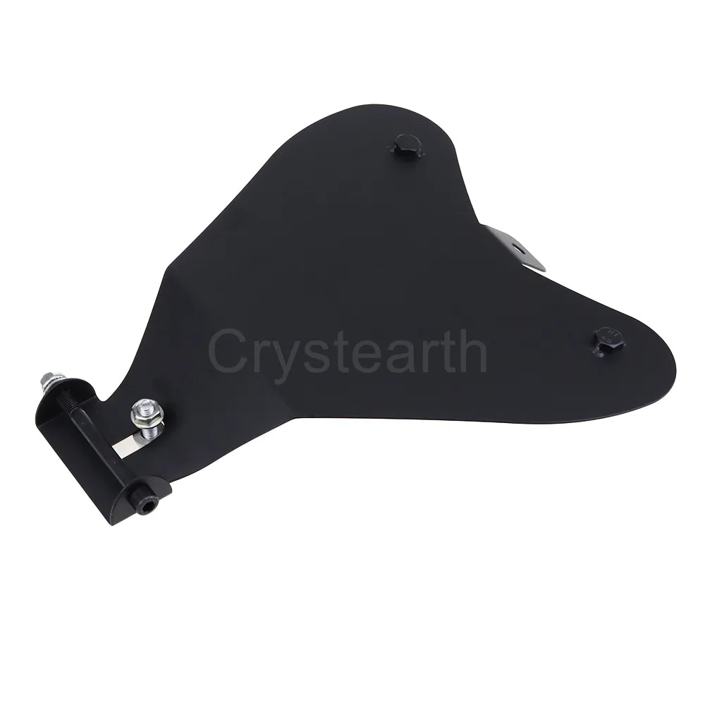 Black Motorcycle Retro Solo Seat With Spring Mounting Bracket Baseplate Kit For Harley Sportster XL 883 1200 Bobber Chopper |