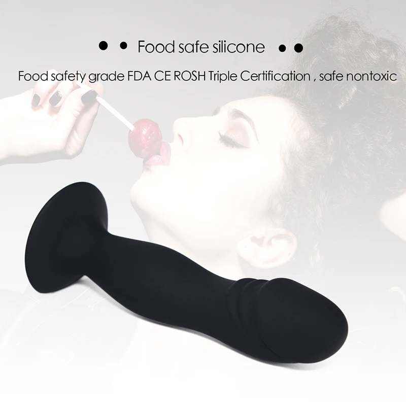 Силиконовая Анальная пробка Супер огромный фаллоимитатор присоска мужской