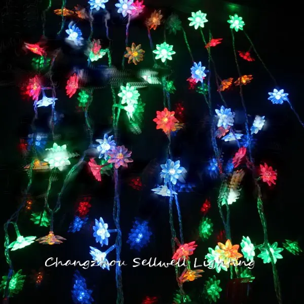 Real Rushed Navidad Great! Рождественская лампа рождественская елка цветной светильник