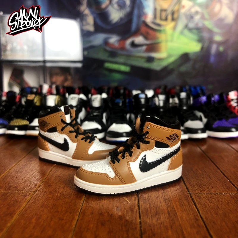 Кроссовки на воздушной стерео 3D Jordan 1 модель Дисплей украшения аксессуары для автомобильного интерьера пары Для мужчин и подарки женщине на день рождения