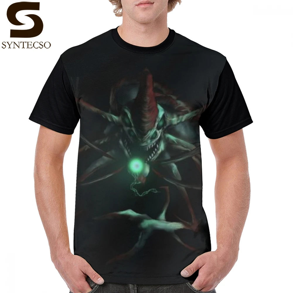 Subnautica Футболка Lost Prey футболка 100 полиэстер Мужская графическая футболка плюс размер Графический короткий рукав Милая Повседневная футболка