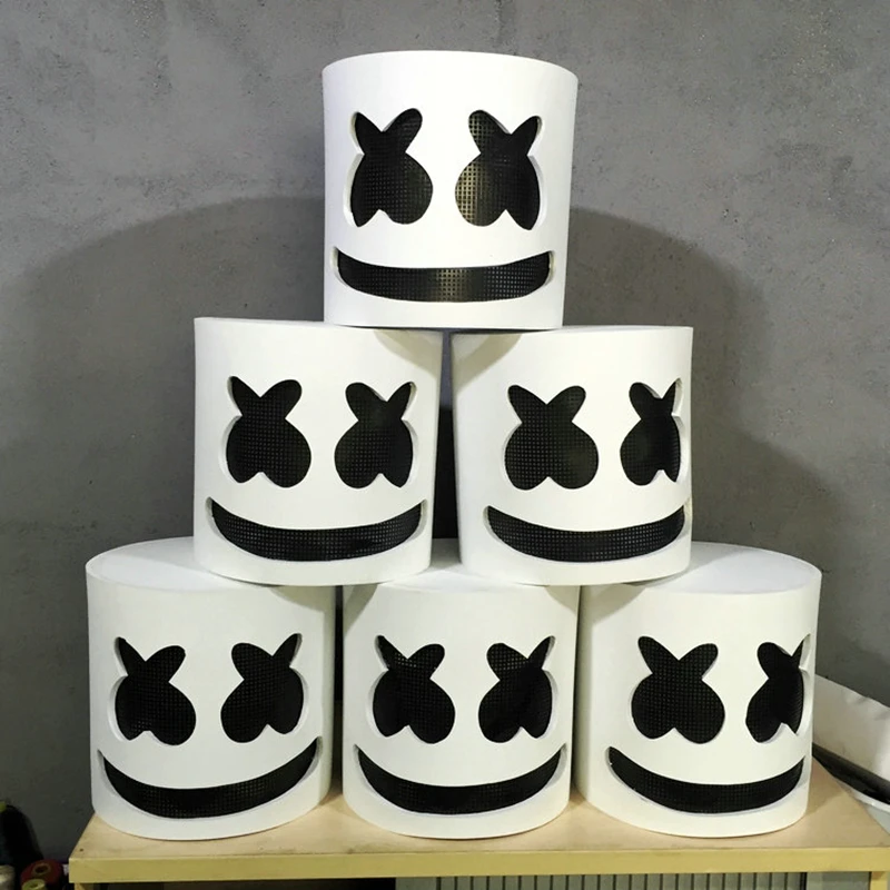 Горячая мульти MarshMello маска диджея Tijs Michiel Verwest светодиодный светильник шлем на