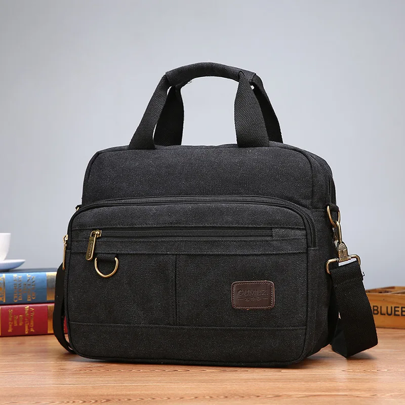 Classic Design Canvas Male Messenger Bag Casual vintage Shoulder Crossbody Bags High quality Women travel bags Multifunction |