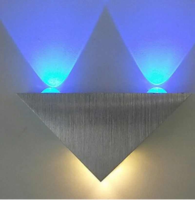 Алюминиевый треугольный светодиодный настенный светильник Kitop 3 Вт | Лампы и