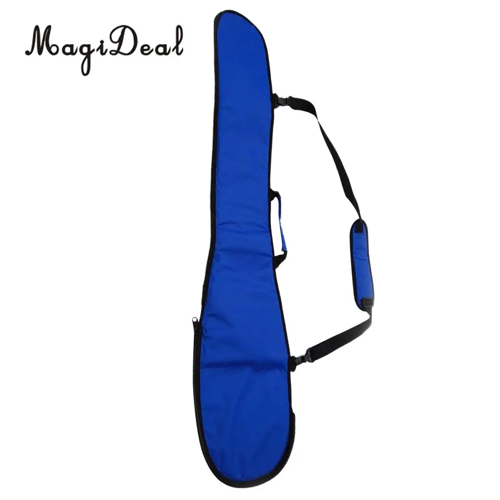 

Deluxe Padded Split Kayak Paddle Bag with Carry Handle/Shoulder Strap Black/Blue for Water Sports Canoeing Rafting Cover