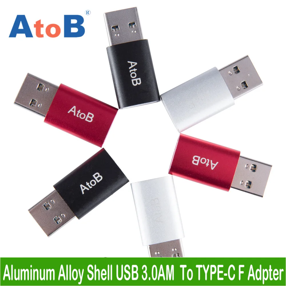 AtoB USB-адаптер 3 0 папа-type C 1 мама зарядное устройство для синхронизации данных