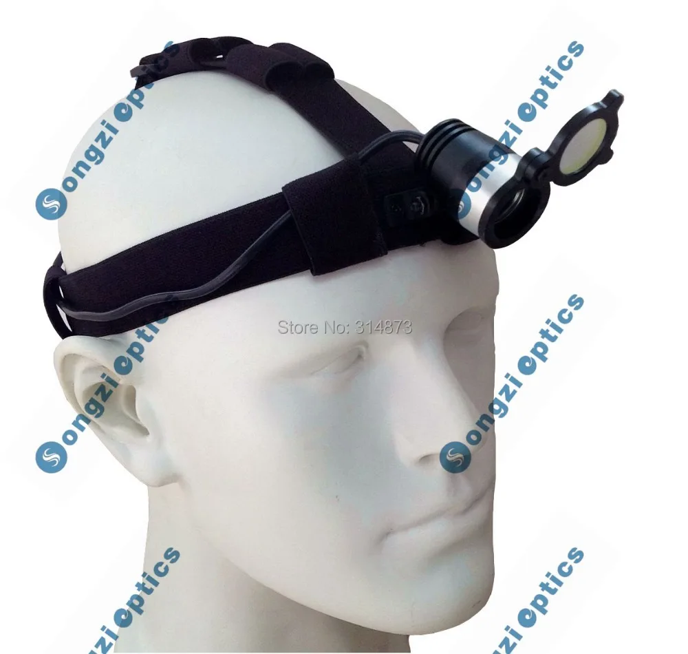 High quality 3W LED Headband Surgical Dental Headlight Comes with a Yellow Flip-over Filter for Working Resin Composites | Инструменты
