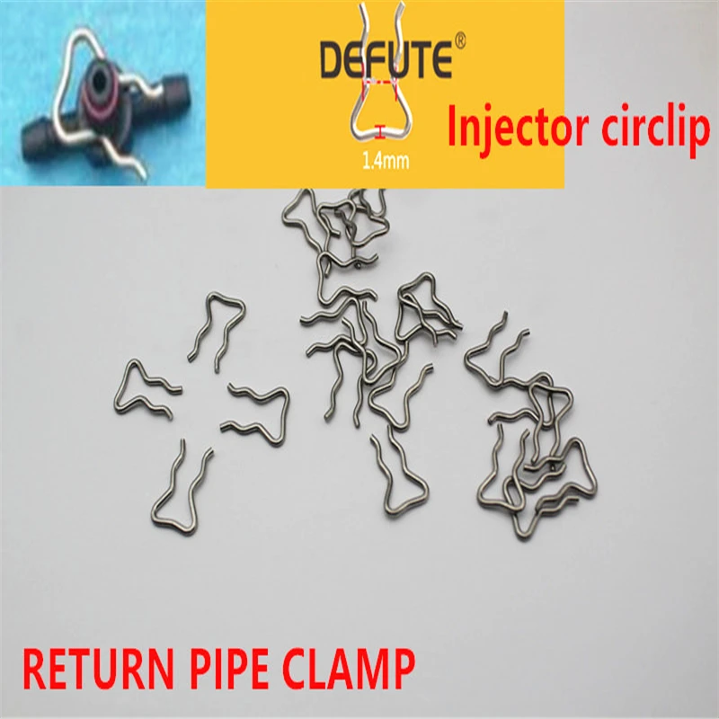 20pcs common rail injector oil return pipe tube retainer circlip tool, Injector circlip common rail injector, return pipe clamp