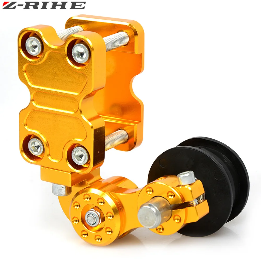 Black golden red Universal Aluminum Adjuster Chain Tensioner Roller For Motorcycle /Chopper ATV for 400cc | Автомобили и