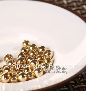 8mm 2000pcs electroplate sew on beads round holes metal 4 colors | Украшения и аксессуары