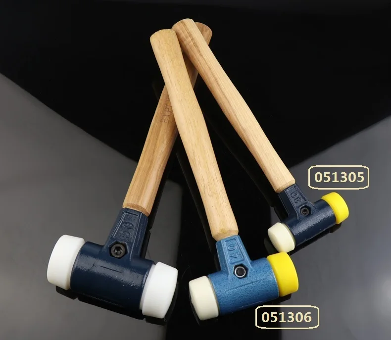 

295mm Dismountable Cross-peen Hammer Safety Hammer Rubber Head Wood handle For Woodworking Metalworking Hand Tools