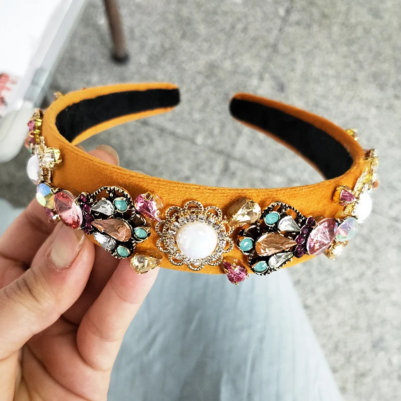 Модные Роскошные Свадебные короны в стиле барокко фиолетового и золотого цвета