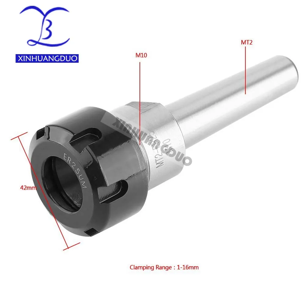 Фрезерный патрон ER25 MT2 M10 Зажимной с ЧПУ|collet chuck holder|chuck holderer25 mt2 m10 |