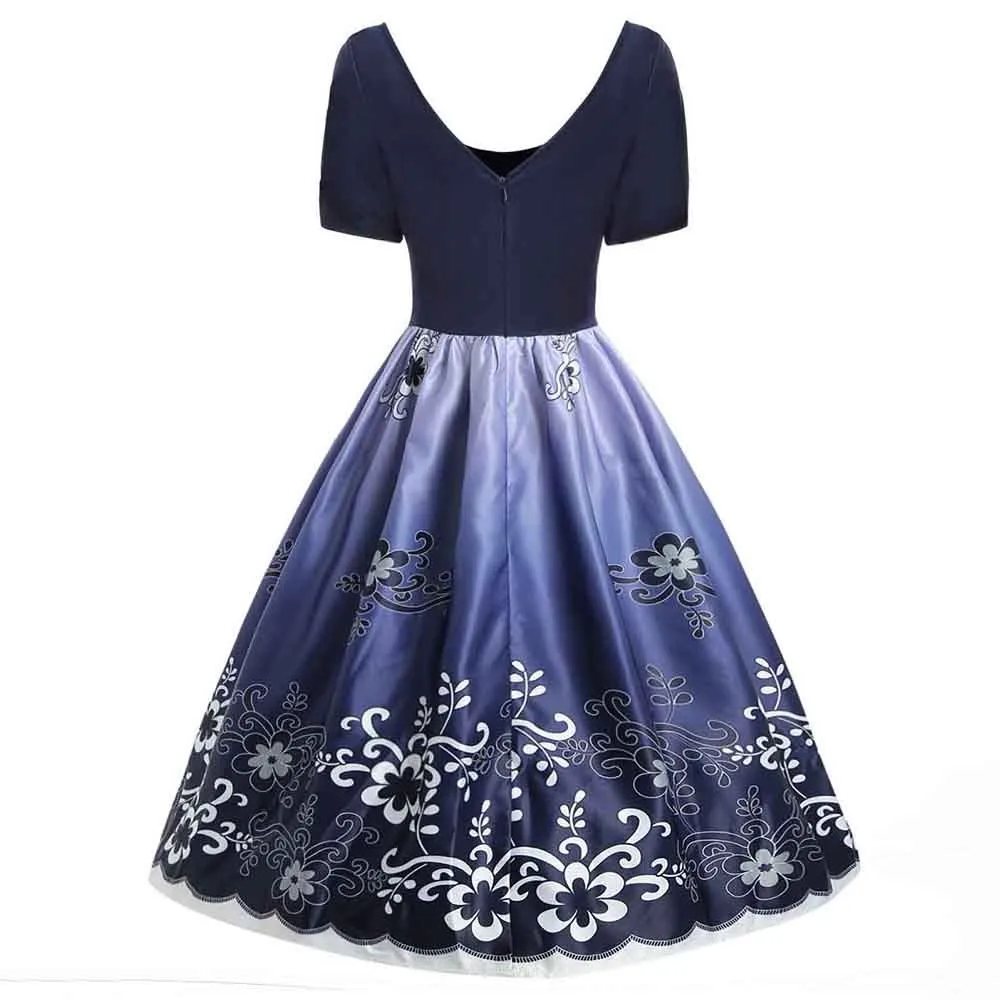 Женское летнее платье стильное плиссированное с цветочным принтом женское