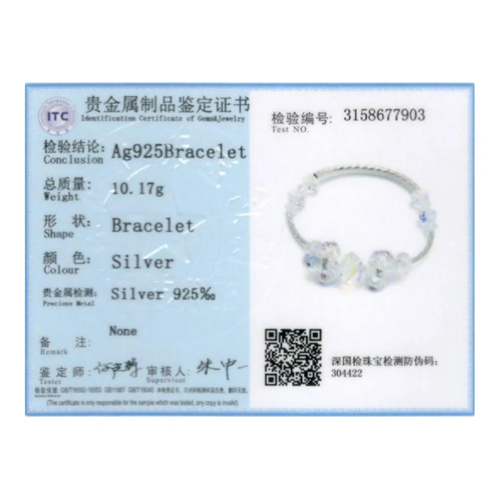 LEKANI оригинальные необычные кристаллы от SWAROVSKI браслет браслеты бусины