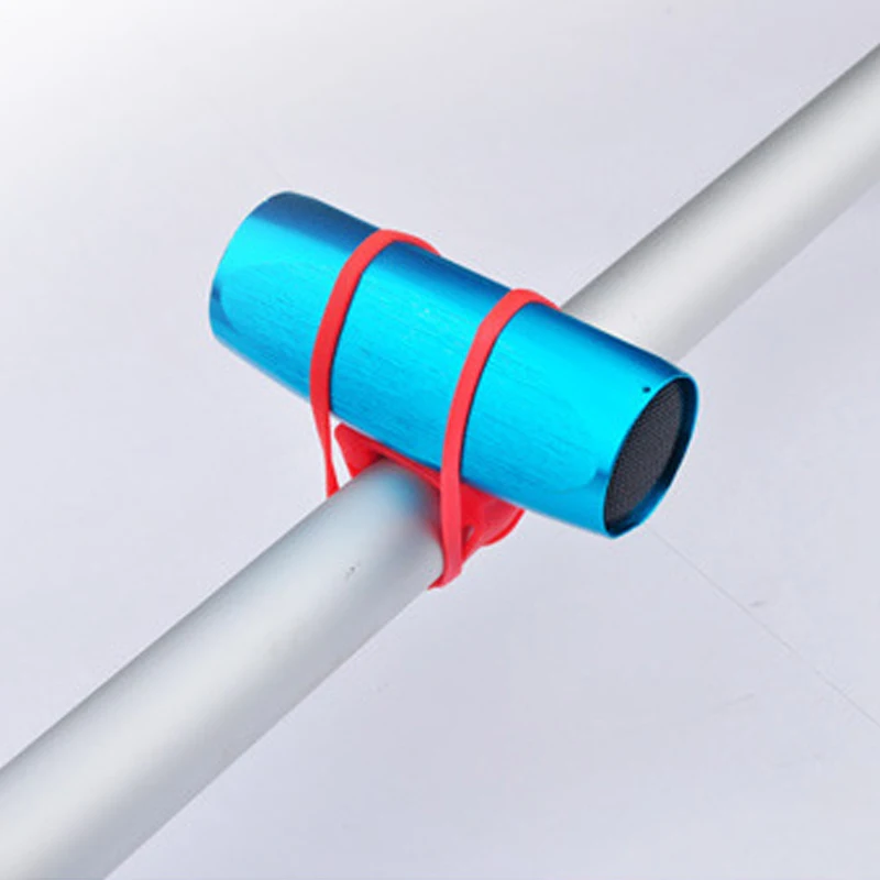 Meiguo Fufei Sepeda Stang Silikon Tali Elastis Perban Dudukan Lampu Aksesoris