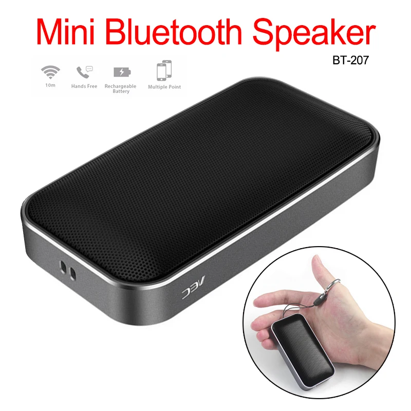 Беспроводной Bluetooth динамик портативный беспроводной плеер металлический мини