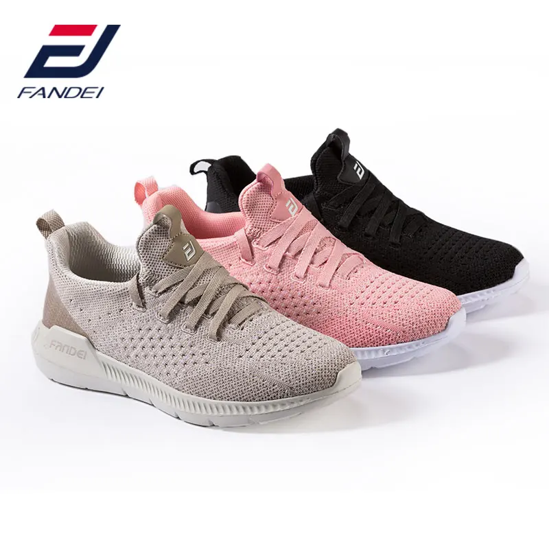FANDEI 2018 кроссовки для женщин сетка удобная спортивная женская обувь Прогулки на