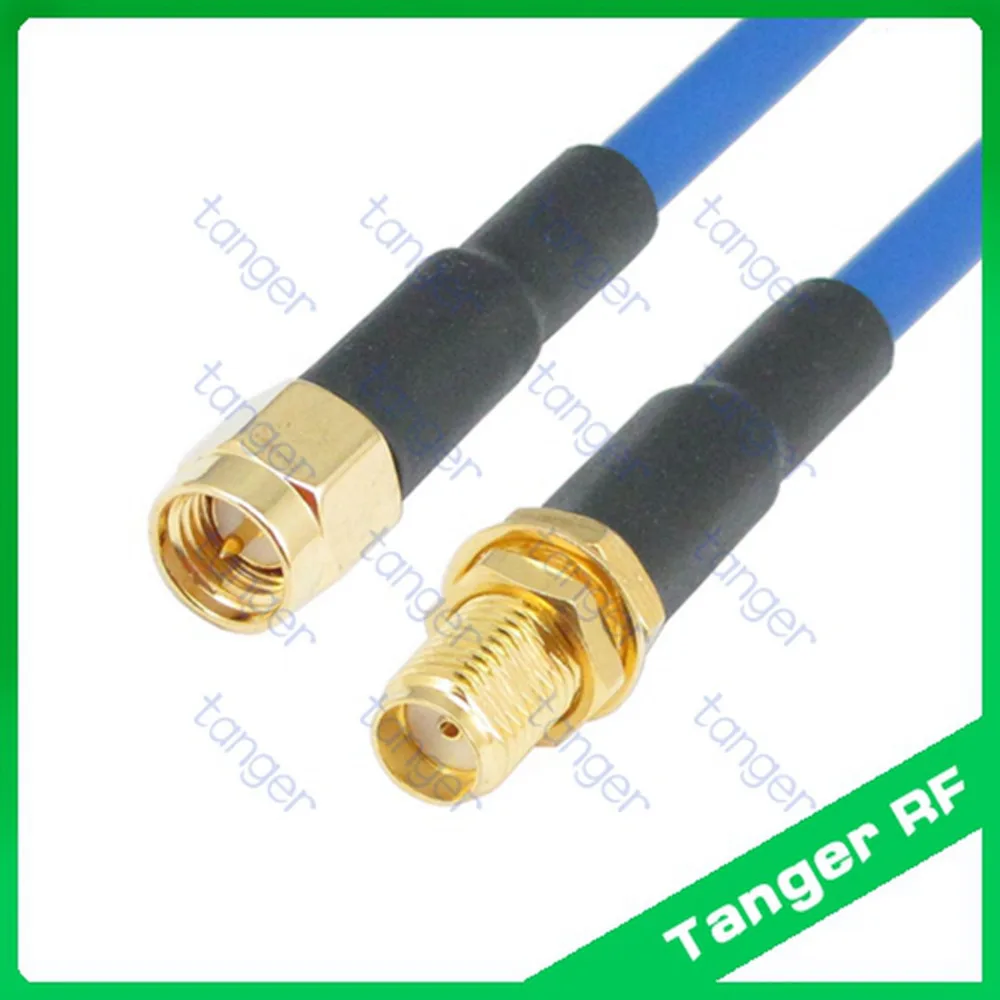 Высокое Качество SMA Мужской и Женский Джек Прямой с RG402 RG141 RG-402 синий RF