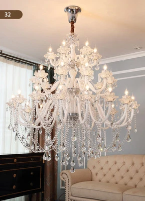 32 lights chandelier Современный светильник ing люстры домашний декор коллекционный светильник Candelabros Хрустальная подвесная люстра столовая лампы для спальни - Цвет корпуса: 32 lights chandelier