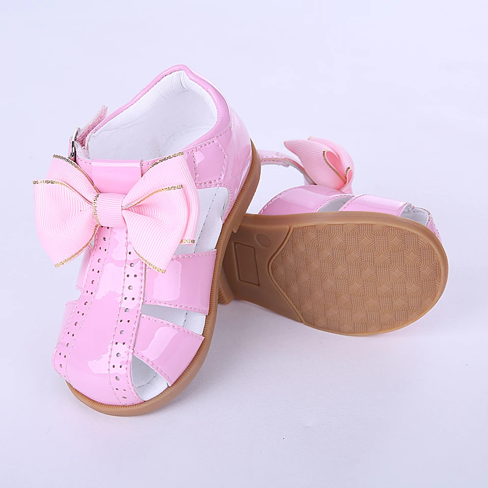 Pettigirl Girls сандалии из микрофибры платье принцессы с бантом Детская обувь на лето