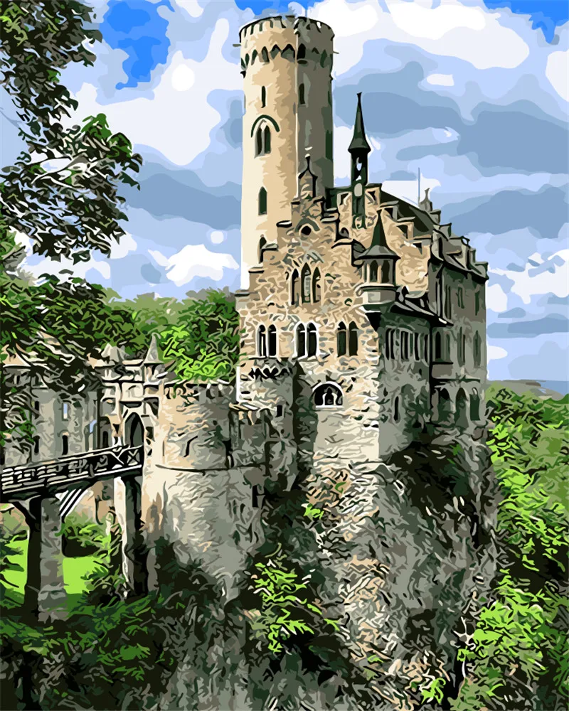 Уличные картины Нью-Йорка ручной работы без рамки домашнее украшение Масляные по