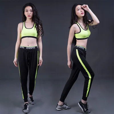 Хит продаж комплекты для йоги из 3 предметов (бюстгальтер + куртка штаны) женские