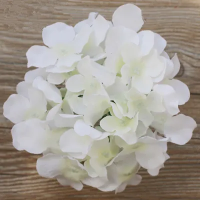 15cm H 5 шт./лот искусственные цветы Гортензия Цветок голова DIY свадебный фон реквизит стрельба Моделирование декоративные поддельные цветок головной убор - Цвет: 15cm H