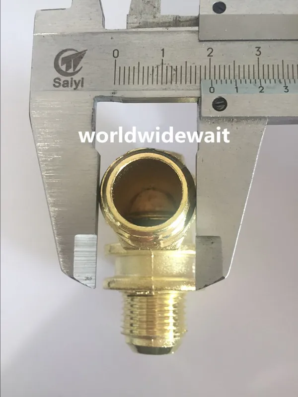 Золотистый обратный клапан для воздушного компрессора с наружной резьбой 1