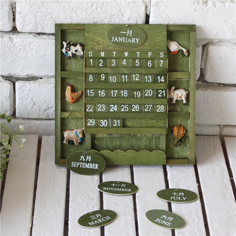 Фигурки для домашнего декора деревянные с календарем|gift craft|gift giftsgifts wood |