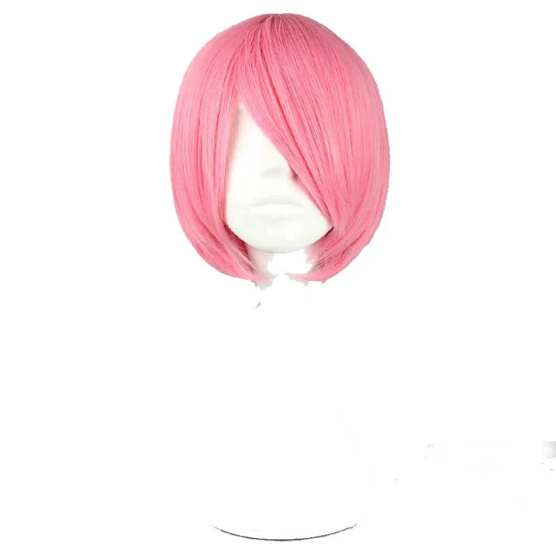 Женские и мужские короткие прямые парики для косплея в стиле Боба вечерние из