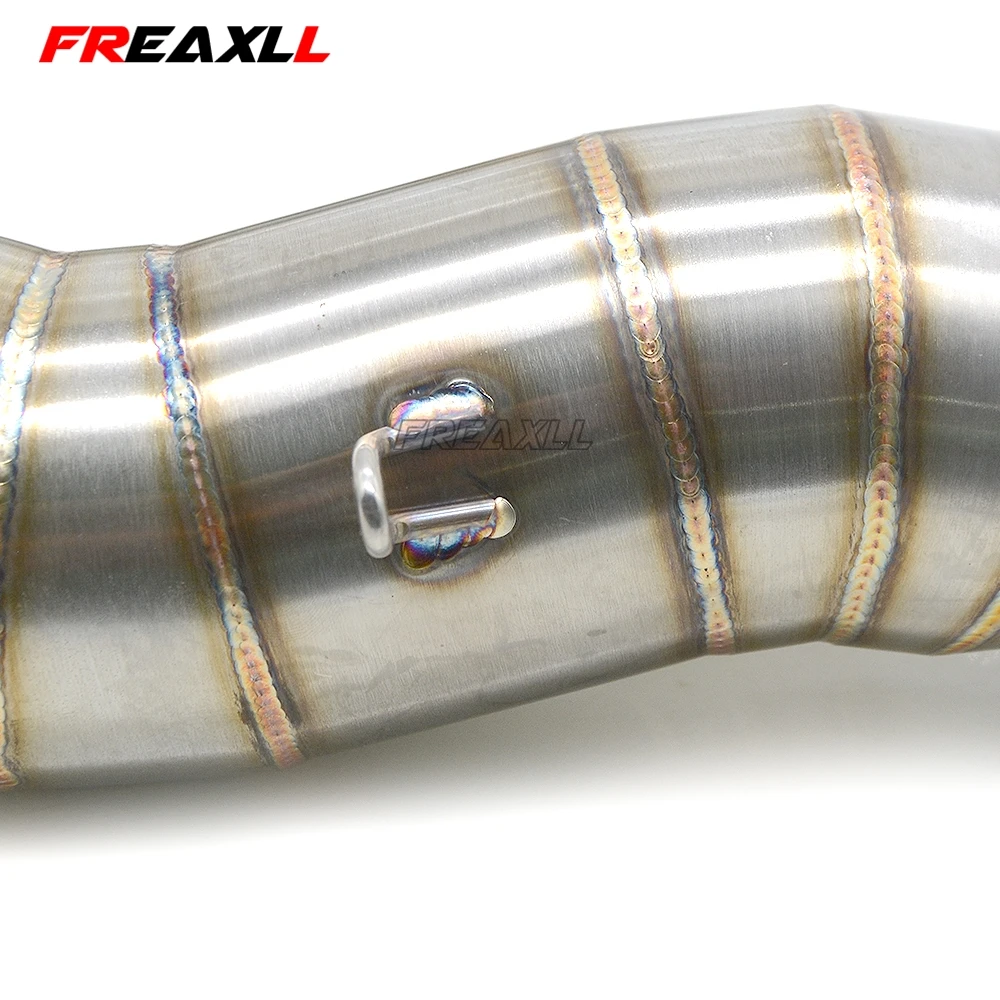 For Kawasaki Z1000 Z 1000 2010 2011 2012 2013 2014 2015 Motorcycle Mid Exhaust Muffler Pipe Link Middle pipe | Автомобили и