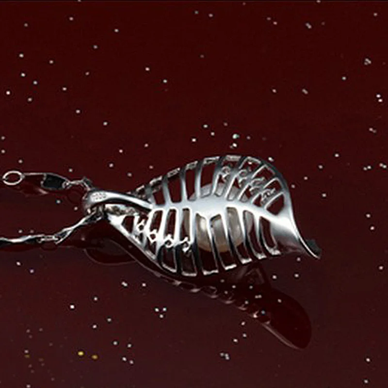 Женский кулон с натуральным жемчугом Sinya трехкратный из стерлингового серебра 925