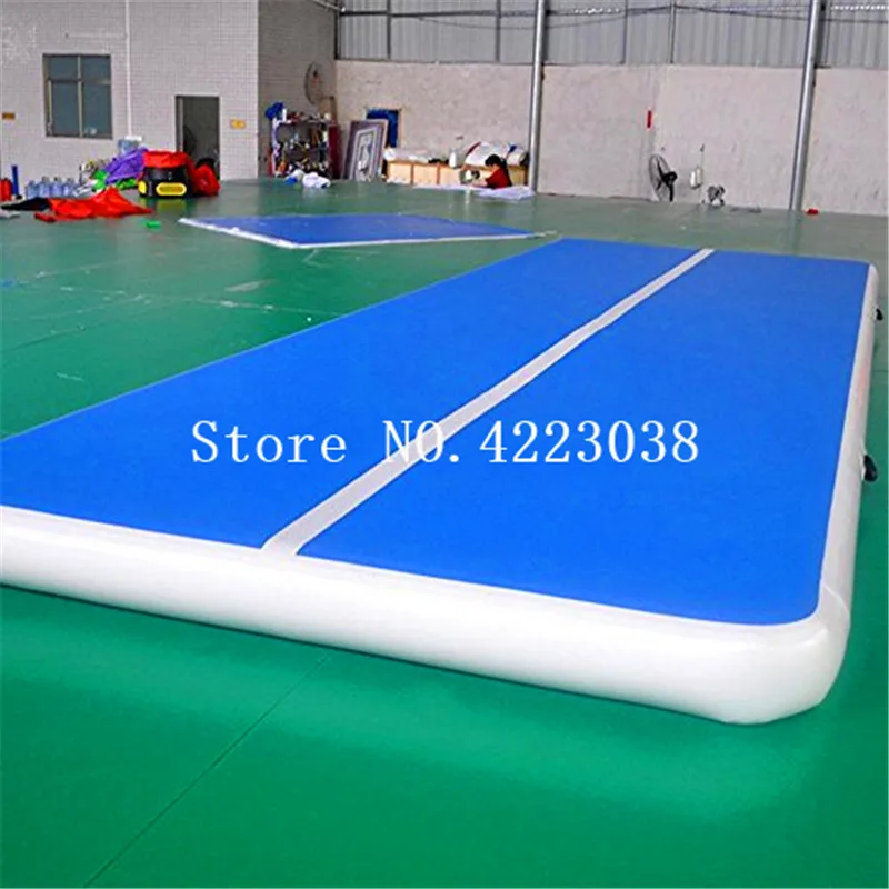 Продажа Бесплатная доставка, партиями по 4*4*0,2 M горячая Распродажа складной прыжках коврик гимнастика воздушной подушке Тре Тренировочный Коврик, н...