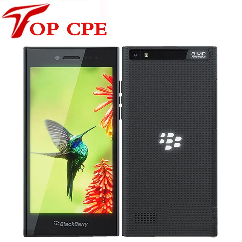 Разблокированный мобильный телефон BlackBerry Leap 5,0 дюйма, 2 Гб ОЗУ, 16 Гб ПЗУ, Камера 8,0 МП, двухъядерный мобильный телефон черного цвета
