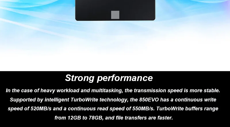 Samsung 850EVO MZ-7LN120BW 120 ГБ Внутренний твердотельный Накопитель SSD 2,5 дюймов скорость чтения 540 МБ/с. SATA твердотельный накопитель для ноутбука/настольного ПК