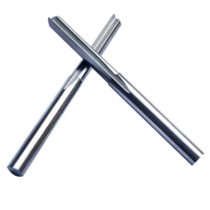 Фрезы из вольфрамовой стали с ЧПУ 10 шт. 2 фрезы прямым шлицем 3 175 мм для дерева MDF