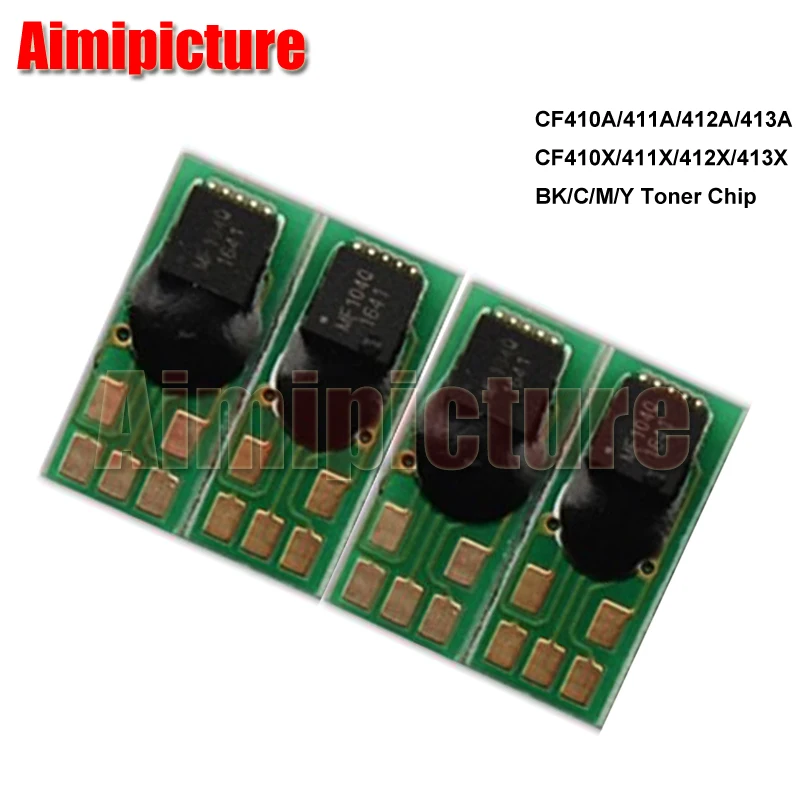 410X CF410X 411X 412X 413X Цвет чип картриджа с тонером для hp M452 452 M477 477f M377 377 8 шт./лот
