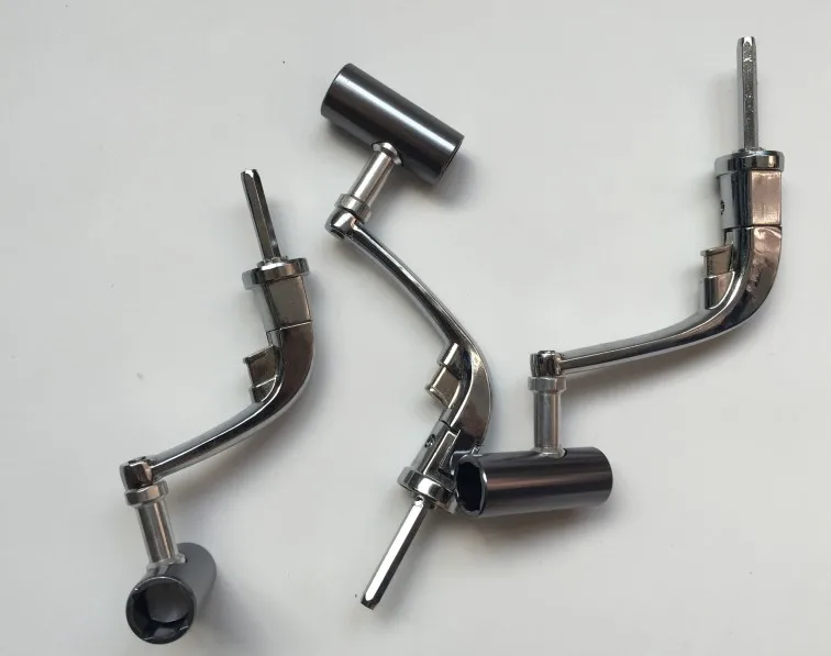 Новая спиннинговая Рыболовная катушка с металлической ручкой средней длины