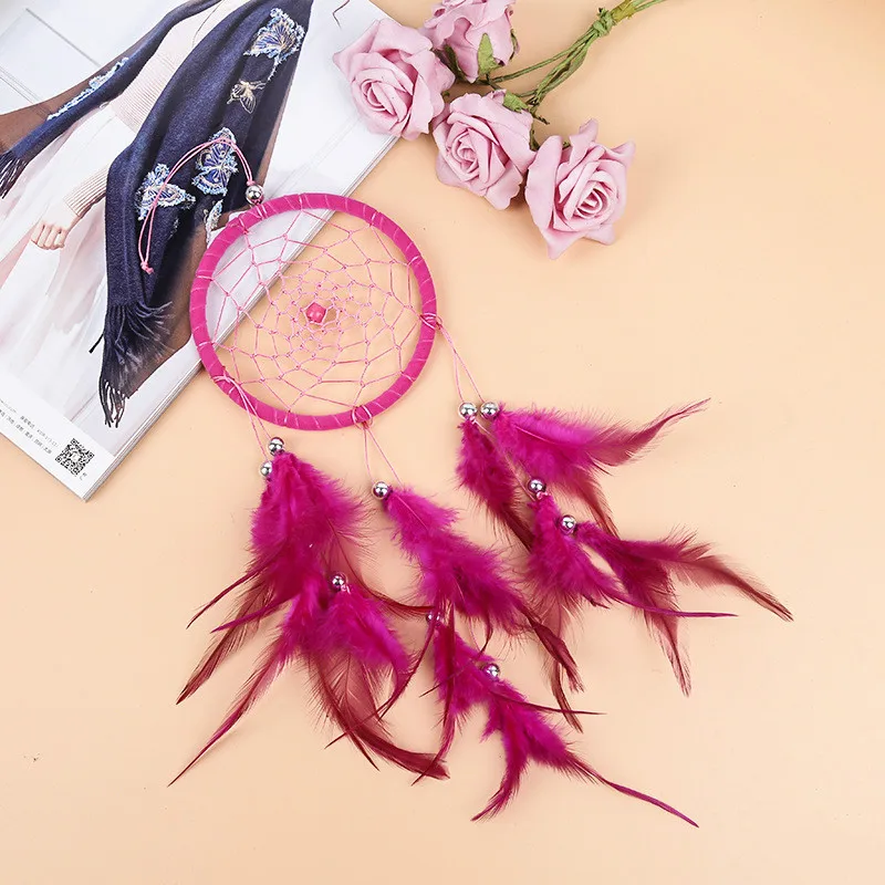 Простой деревянный колокольчик в скандинавском стиле с бусинами Колокольчик для