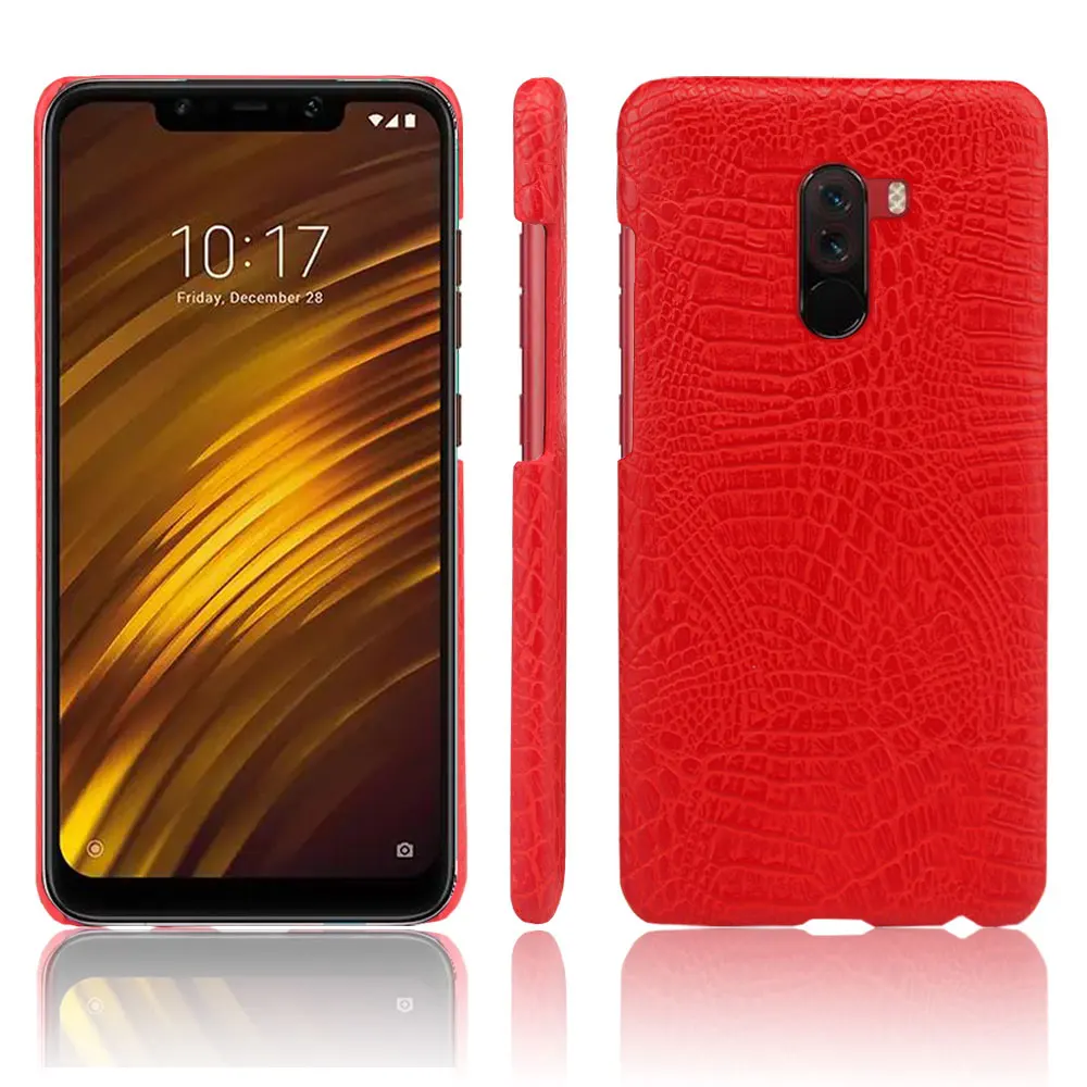 Чехол для Xiaomi Pocophone f1 чехол из искусственной кожи Оригинальный задней панели xiomi