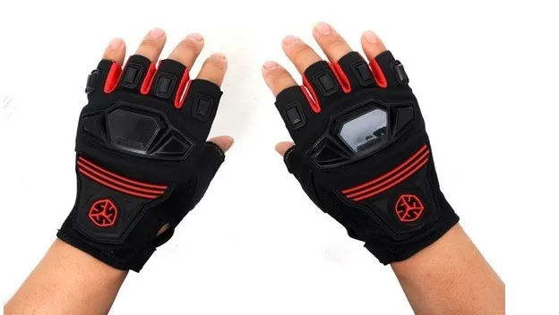 Scoyco MC24D moto rcycle перчатки moto cross moto Half Finger Racing защитные перчатки Экипировка drop-proofRubber Shell перчатки