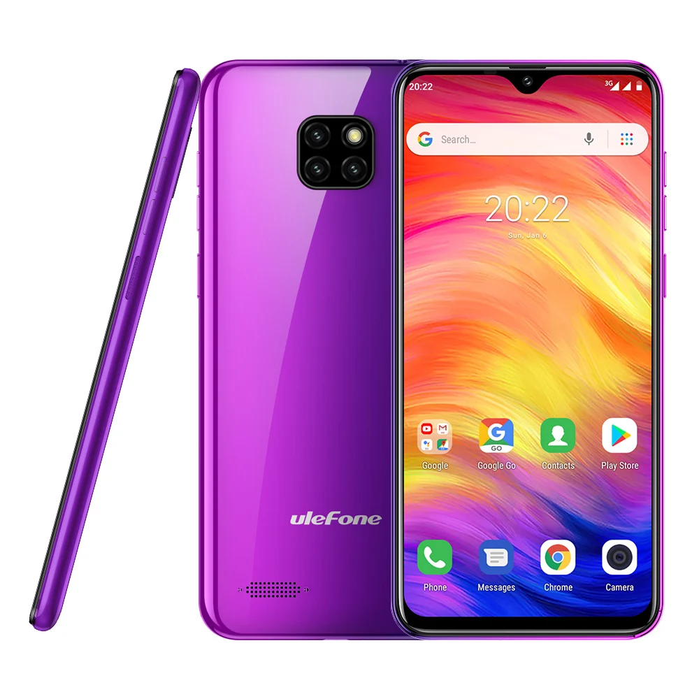 Новое поступление Ulefone Note 7 смартфон 3500 мАч 19:9 четырехъядерный 6 1 экран капли воды
