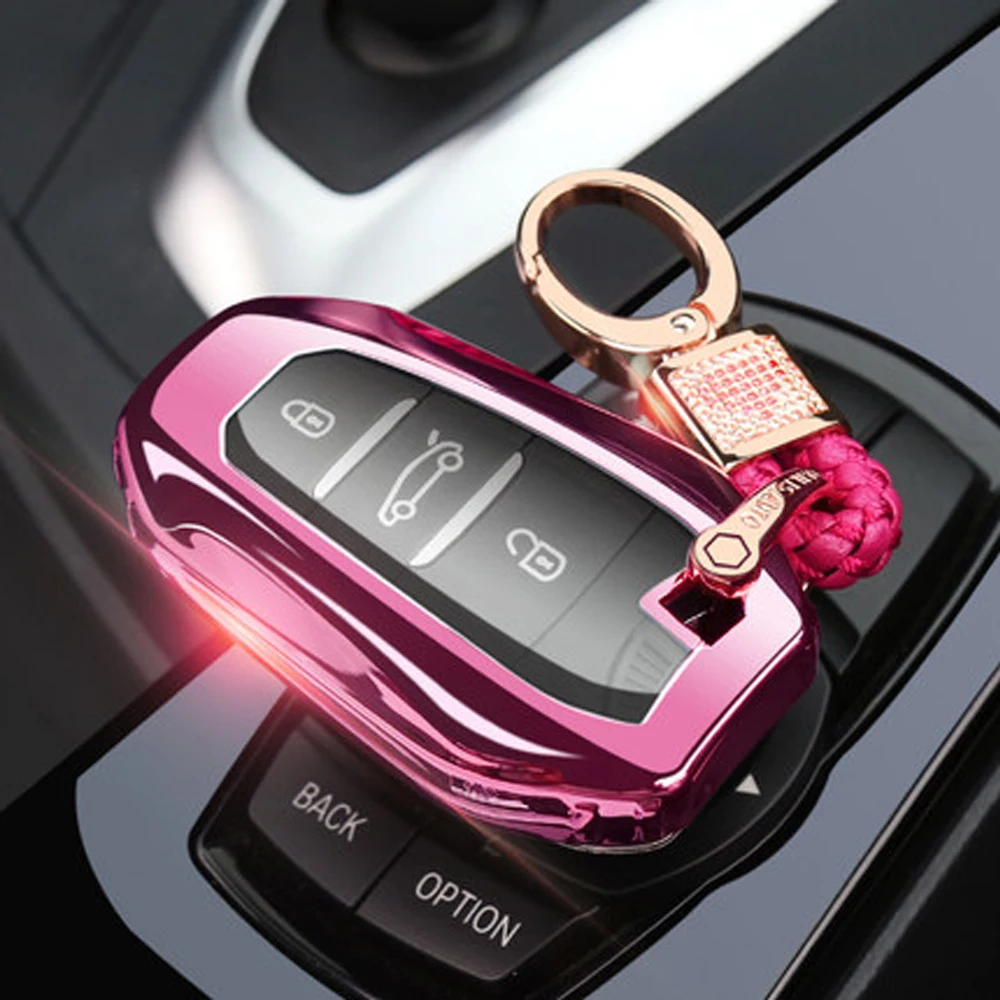Мягкий чехол для ключей из ТПУ для PEUGEOT 2008/301/307/3008/308/407/408/4008/508/3 кнопки, мягкая сумка для ключей