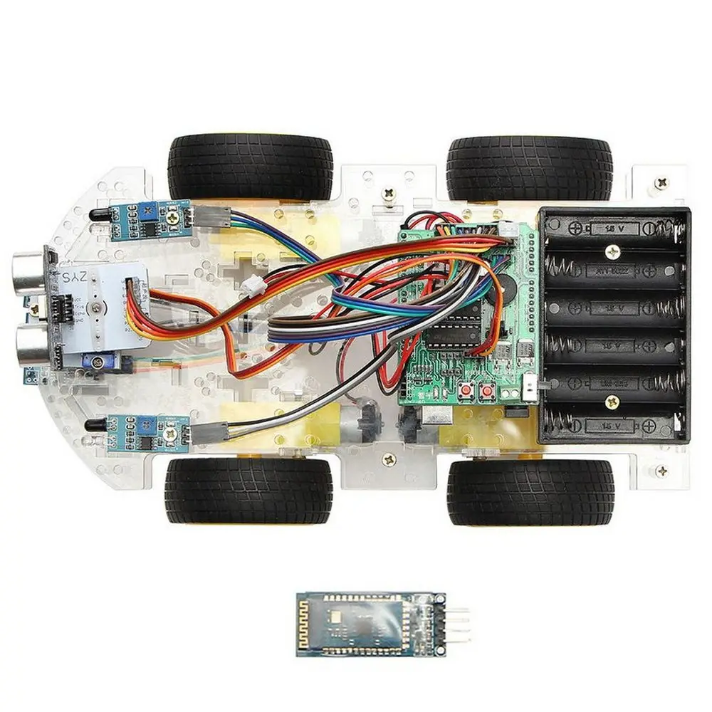 DIY Мини умный робот автомобиль 4WD обучения стартовый набор для Arduino образования