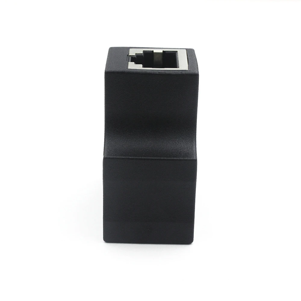 50pcs/lot RJ45 female to female 1 To 2 Ways RJ45 LAN Ethernet Network Cable Female Splitter Connector Adapter