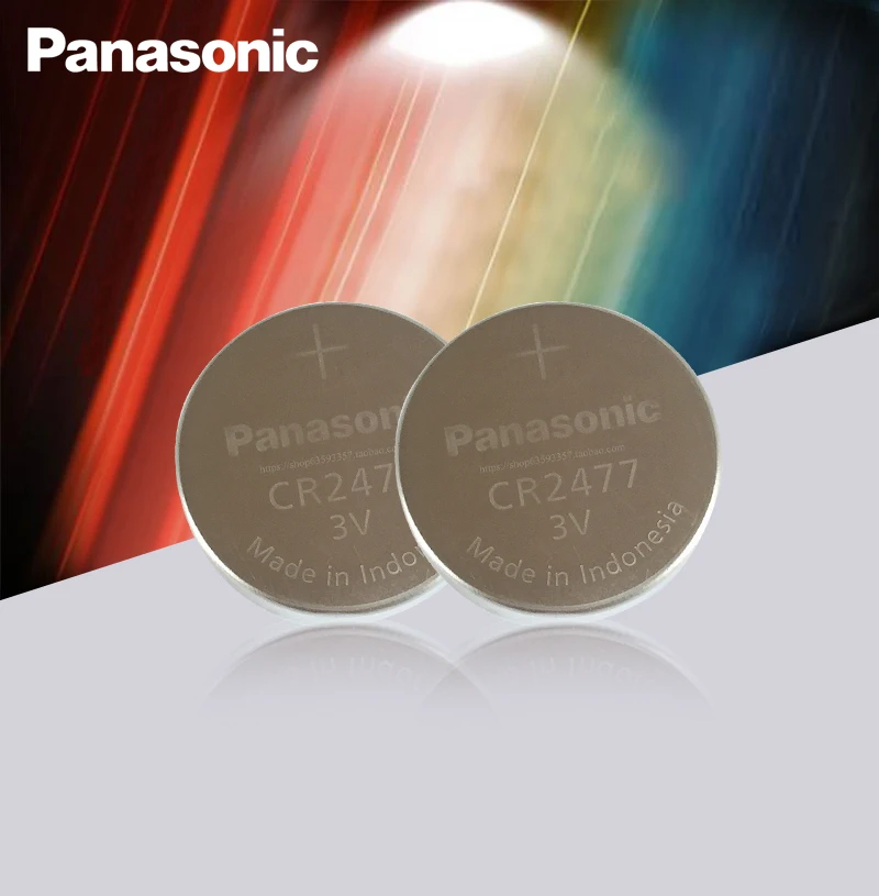 2 шт./лот подлинный Panasonic CR2477 3V CR 2477 высокая производительность высокая термостойкость Кнопка монета батареи