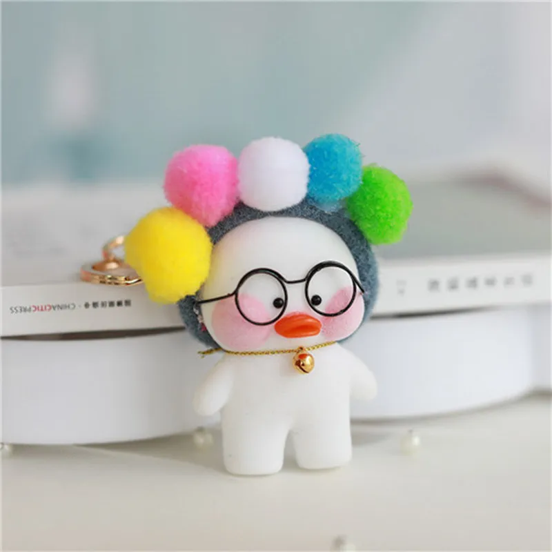 8 см Kawaii LaLafanfan утка автомобиль Декор кафе подвеска брелок мультфильм милые