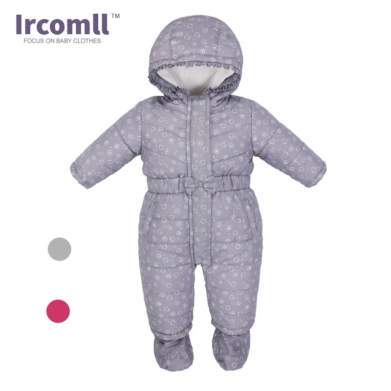 Новинка 2017 детские комбинезоны Ircomll плотный теплый комбинезон для малышей боди