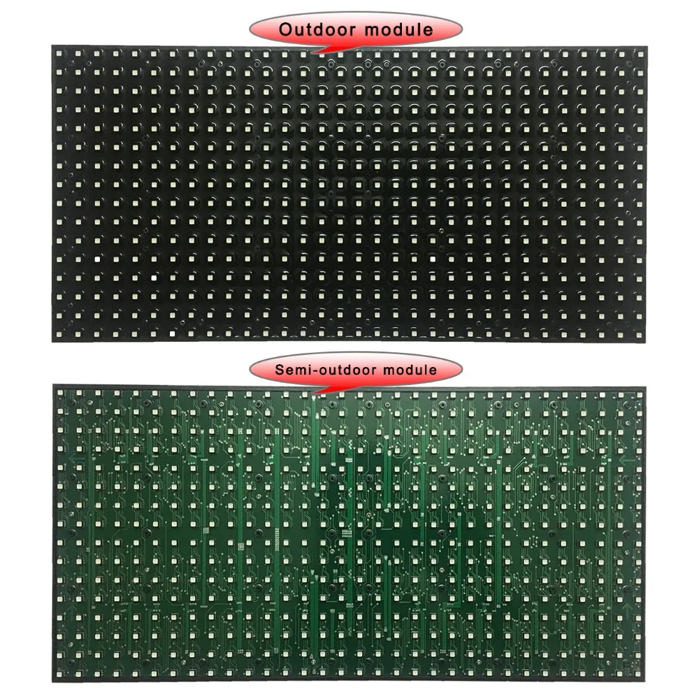 P13.33 RGB СВЕТОДИОДНЫЕ панели, Открытый Полноцветный СВЕТОДИОДНЫЙ Дисплей Модуль 320*160 мм 24*12 пикселей, полноцветные СВЕТОДИОДНЫЕ рекламные вывески